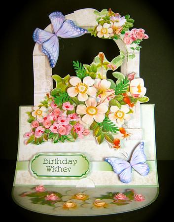 Over the Edge Easel Card Kit - Summer Window by Cynthia Massey