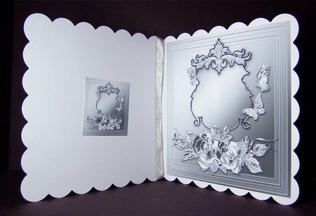 Silver Wedding Anniversary- 8in x 8in Insert Plate by Cynthia Massey