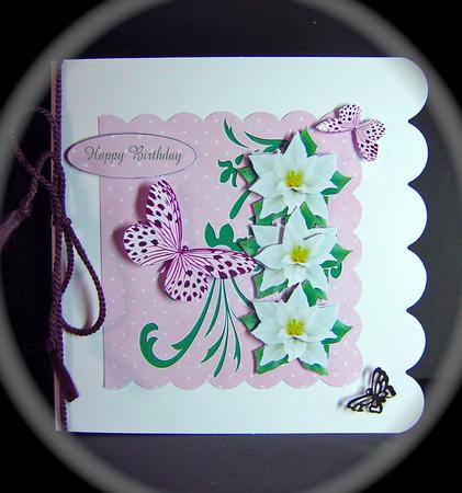 Fold- 3D and Send Pink and Pretty Card Suits All Occasions by Cynthia Massey
