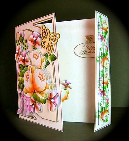 Offset Gatefold Card Kit - Desert Flowers by Cynthia Massey
