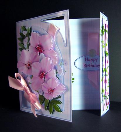 Offset Gatefold Card Kit - Pink Fantasy by Cynthia Massey