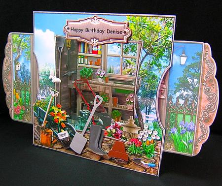 3D Room with a View - Gone for a Cuppa Garden Shed Featured Gallery Photo