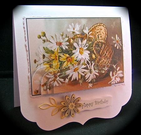 Tulip Stacker - Basket Full of Daisies by Cynthia Massey