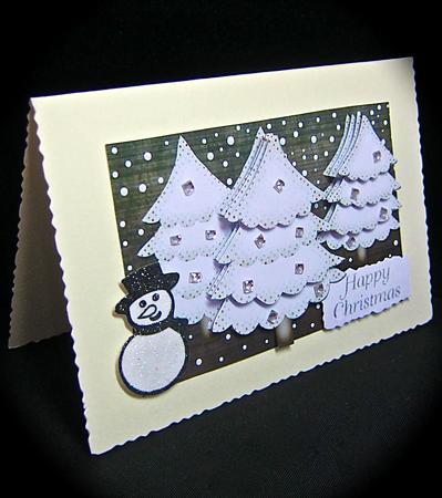 Cute Christmas Trees Dl Topper with Decoupage 10 by Cynthia Massey