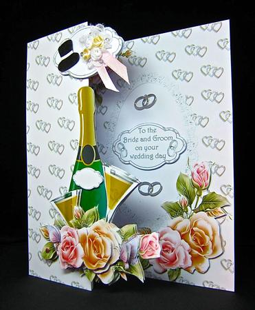 Champagne and Roses Wedding/anniversary Kit by Cynthia Massey
