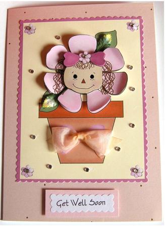 Flower Pot Decoupage by Cynthia Massey