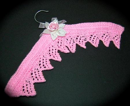 Decorative Knitted Coat Hanger Lacey Featured Gallery Photo