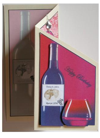 Wine Cascade by Cynthia Massey