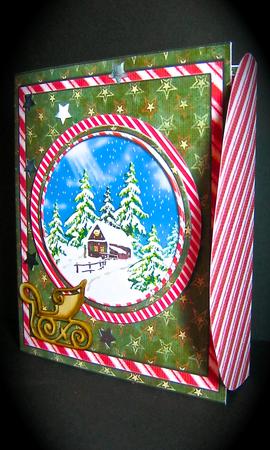Winter Wishes Flap Card & Envelope by Cynthia Massey