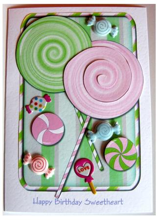 I Love Candy! Quick Card by Cynthia Massey
