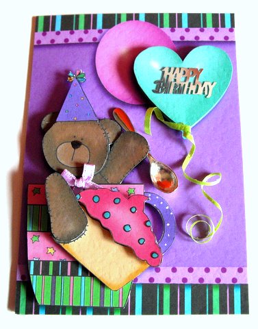 Birthday Bear by Cynthia Massey
