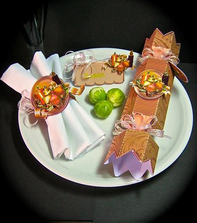 Table Setting Christmas Candles Mini Kit by Cynthia Massey