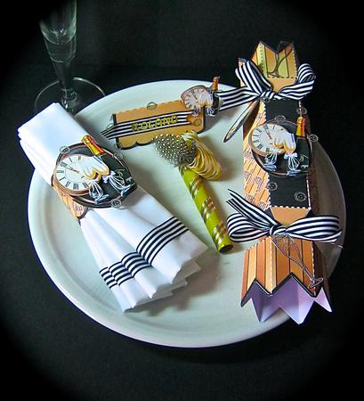 Table Setting New Year Mini Kit by Cynthia Massey