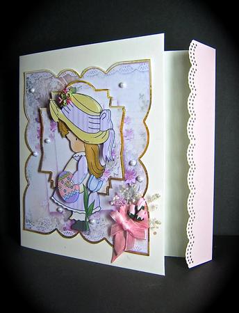 Sarah's Easter Card Front by Cynthia Massey