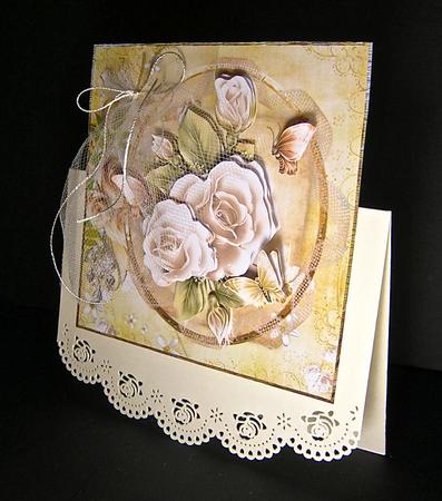 Cream Rose's Mothering Sunday by Cynthia Massey
