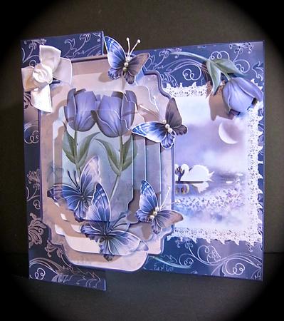 Swan Flutters No Holes Fold Mini Kit by Cynthia Massey