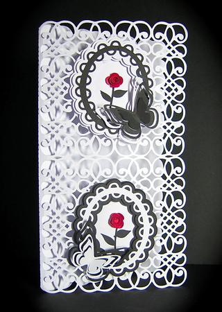 Fancy Lattice Card & Layers 2 by Cynthia Massey
