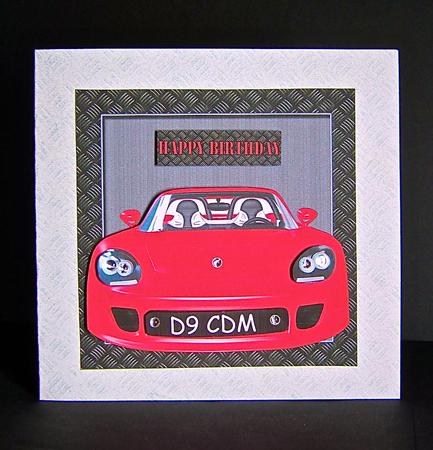 Sports Card Card Topper by Cynthia Massey