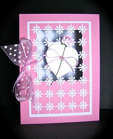 Floral Grid Card and Flowers by Cynthia Massey