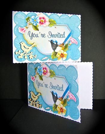 Invitation You're Invited Bird Cards by Cynthia Massey