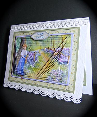 Bluebell Woods 3D Illusion Card 2 Sheet Mini Kit by Cynthia Massey