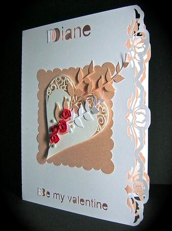 270 Damask Edge Card by Cynthia Massey