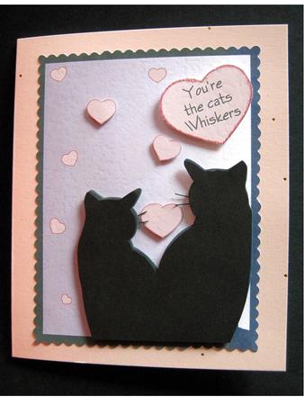 Cats in Love A4 by Cynthia Massey