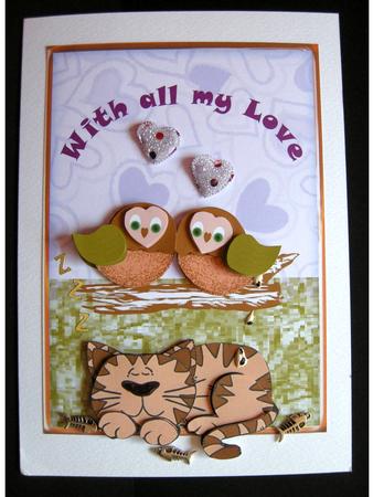 Valentine Birds Step by Step by Cynthia Massey