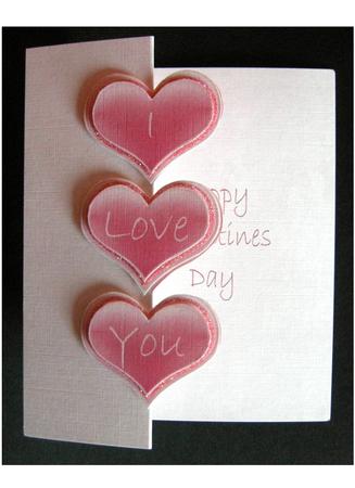Foldback Valentine Hearts by Cynthia Massey