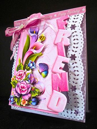 Over the Side Friend & Florals Birthday Mini Kit by Cynthia Massey