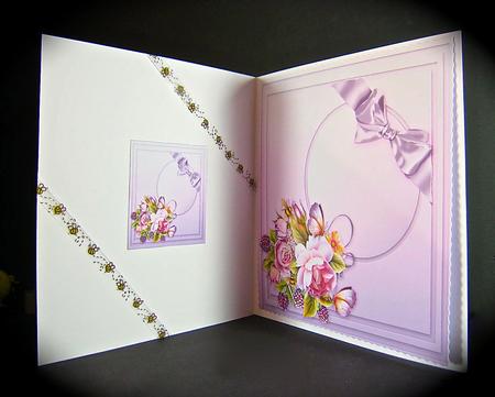 Shabby Chic English Roses Matching 8in x 8in Insert Plate by Cynthia Massey