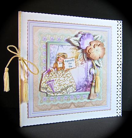 Vintage Belle in Woods Topper & Decoupage Mini Kit by Cynthia Massey