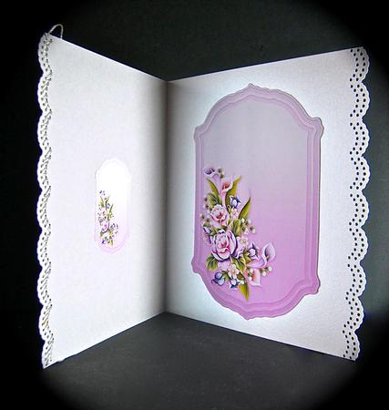 Pink Peonies Insert Plates by Cynthia Massey