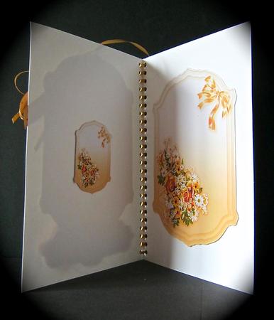 Fall Roses Pyramage Topper Insert Plates by Cynthia Massey