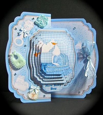 Special Delivery - Baby Boy Fold Back Mini Kit by Cynthia Massey