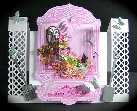 Summer Garden Pyramage Topper by Cynthia Massey