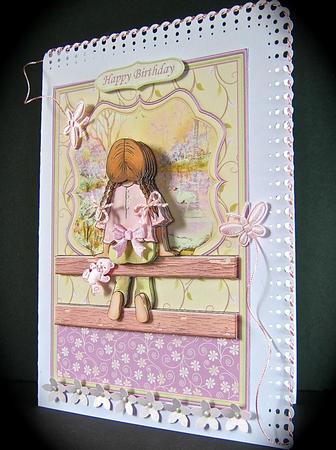 View Across the Lake Card Topper & Decoupage by Cynthia Massey
