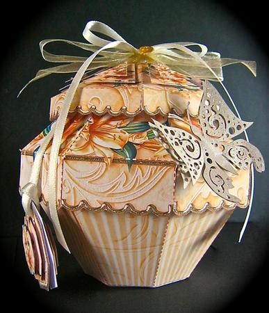 Truly Scrumptious Gift Box Golden Lilies by Cynthia Massey
