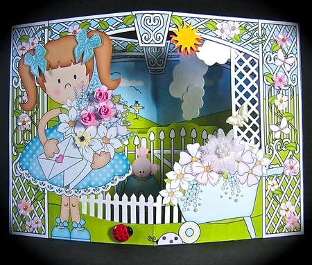 3D Girlz Liz's Flowers Scene It Card Kit by Cynthia Massey