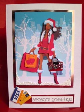 A4 Christmas Shopping by Cynthia Massey