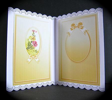 Pink Carnations A5 Matching A5 Insert by Cynthia Massey