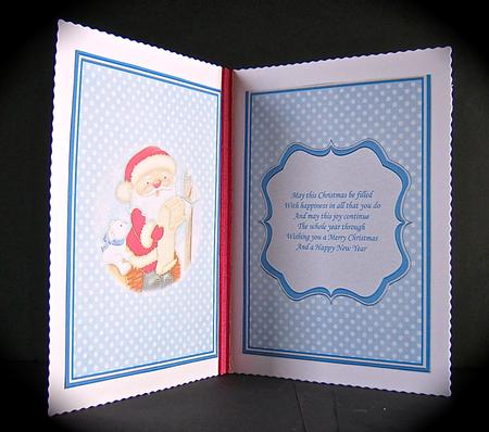 Santa's Christmas Post Insert for Cup442390_68 by Cynthia Massey