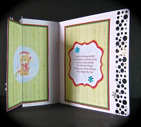 Christmas Mistletoe Cat & Mouse Insert for Cup443338_68 by Cynthia Massey