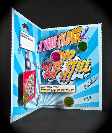 You've Still Got It Pop Up Birthday Card by Cynthia Massey