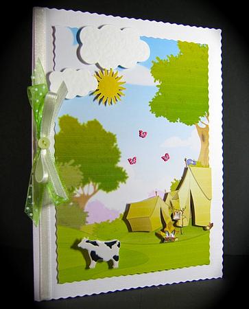 Camping Scene (day) by Cynthia Massey
