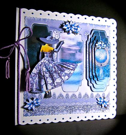 1950's a Very Purple Christmas Mini Kit by Cynthia Massey