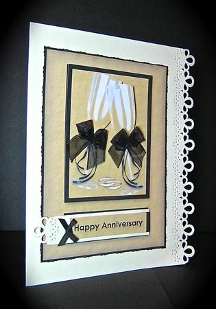 Wine Glasses Quick Card by Cynthia Massey
