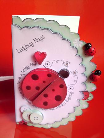 Fly Away Home Scalloped Edge Card by Cynthia Massey