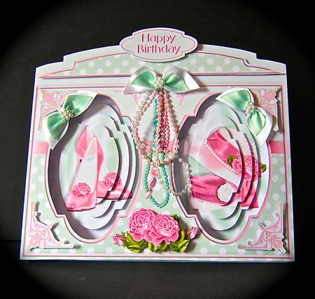 Stand-alone Easel Card Kit - Ladies Day by Cynthia Massey