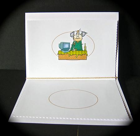 Gus and His Hard Drive Insert by Cynthia Massey